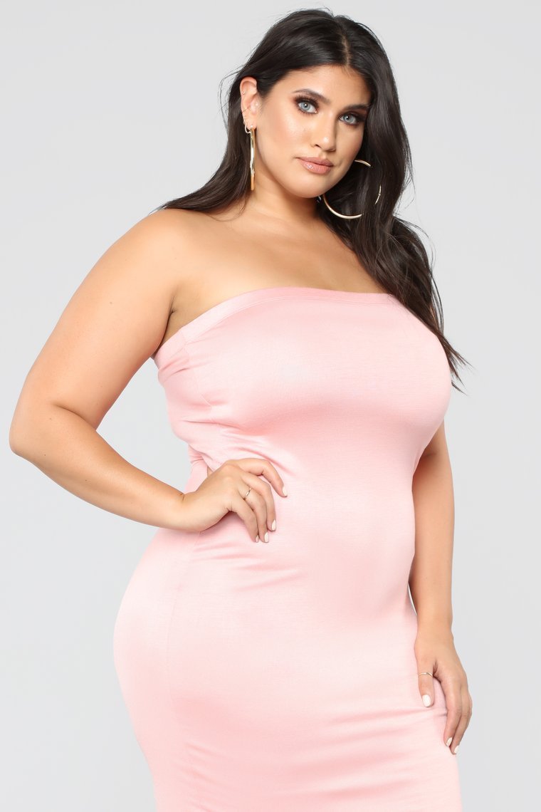 STYLED ON INSTAGRAM Anna Dress - Blush - jameswhite001