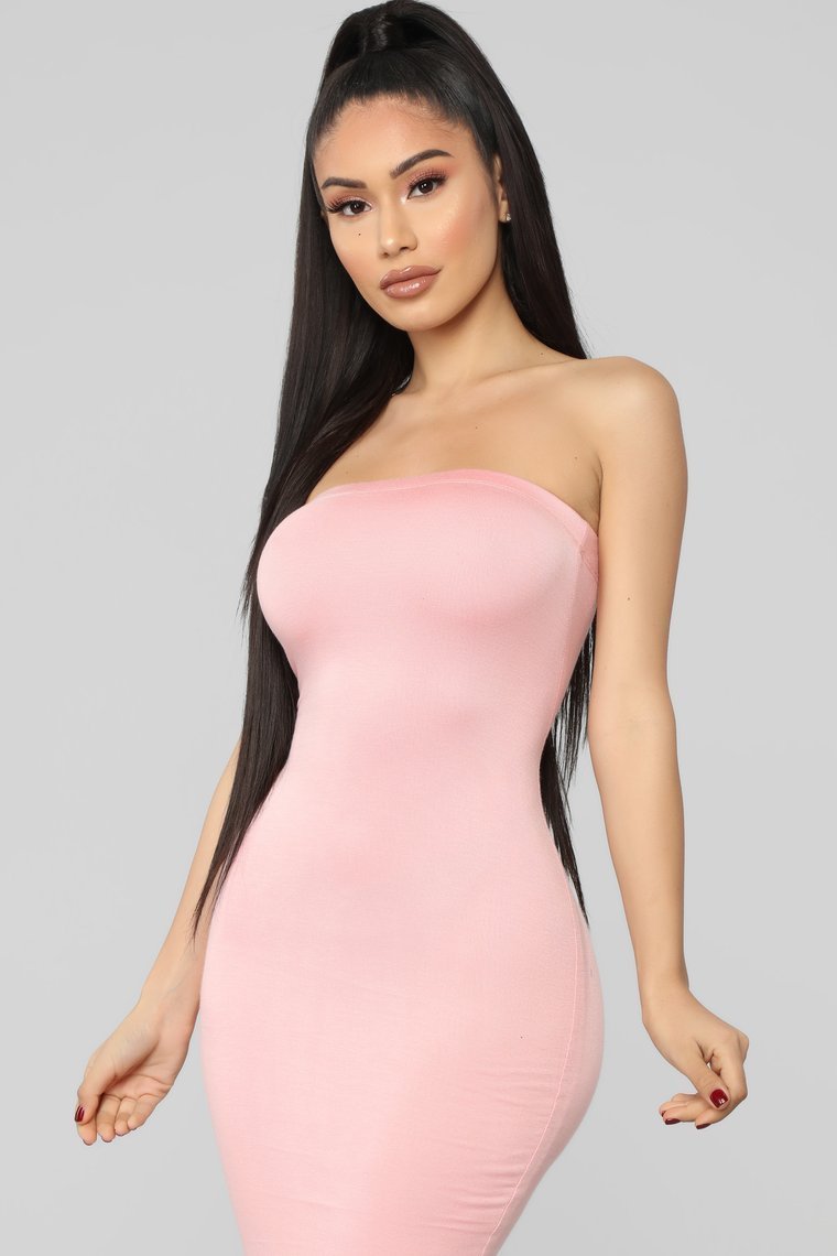 STYLED ON INSTAGRAM Anna Dress - Blush - jameswhite001