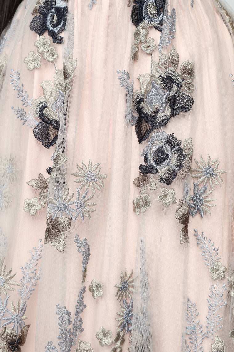 Such A Dream Maxi Dress - Blush/Grey - jameswhite001