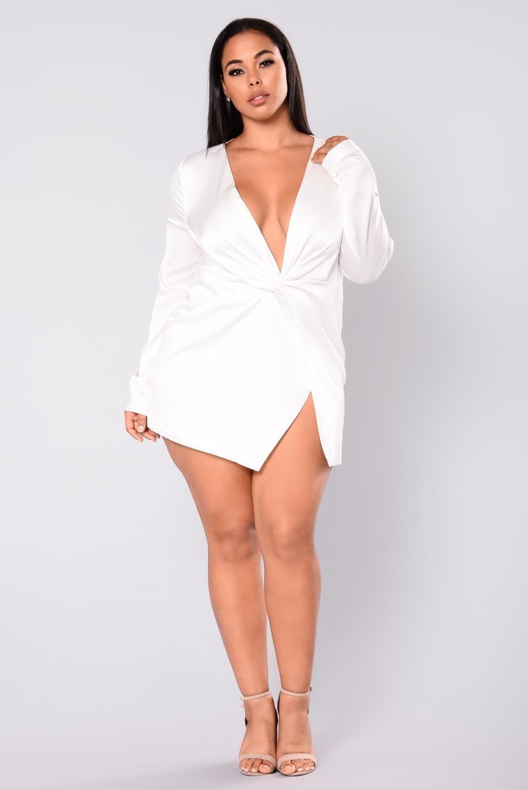 Sugar Free Dress - White - jameswhite001