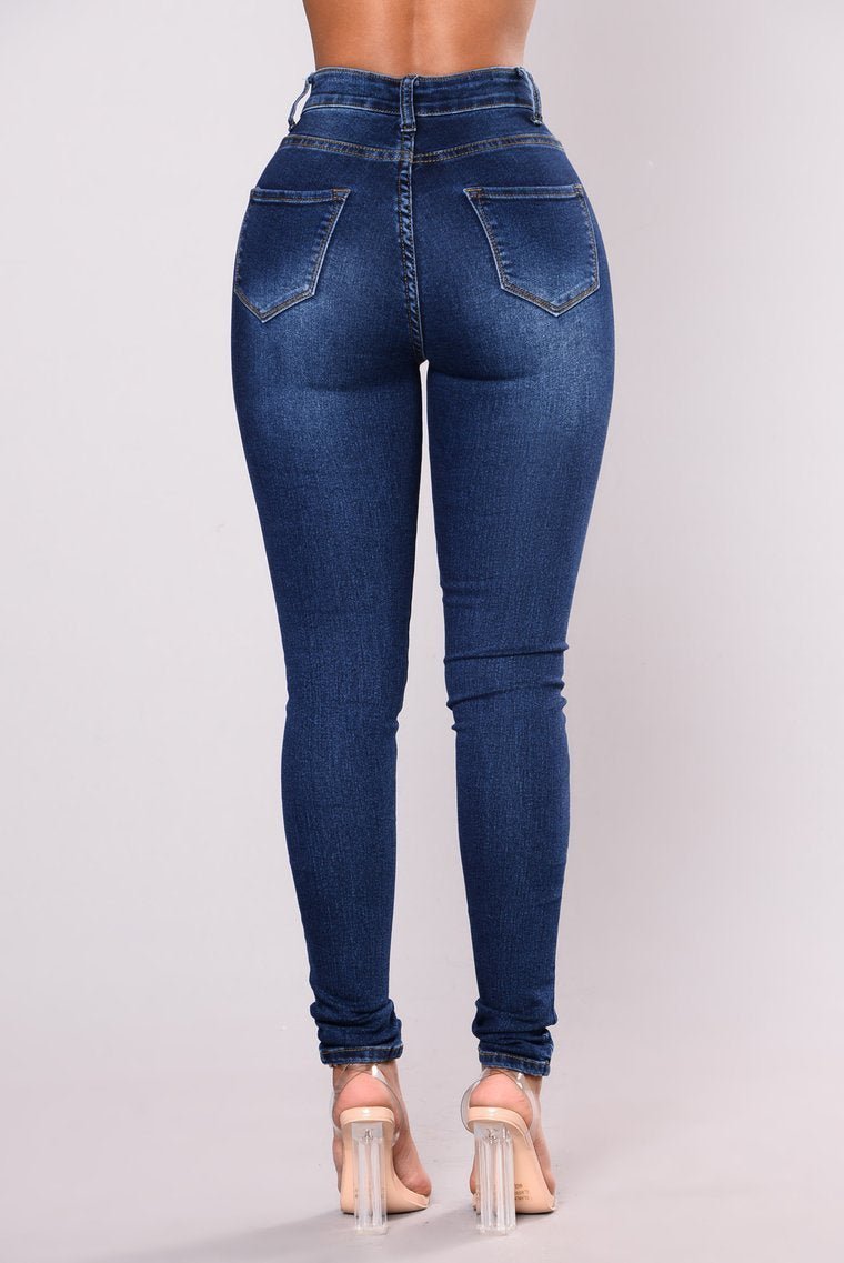 Supernatural High Rise Jeans - Dark Wash - jameswhite001