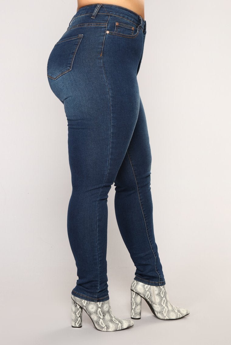 Supernatural High Rise Jeans - Dark Wash - jameswhite001