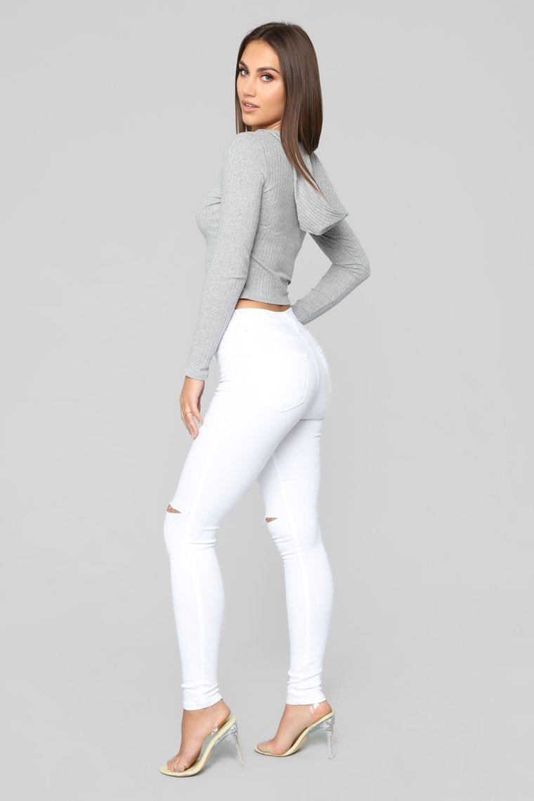 Switch Lanes Top - Heather Grey - jameswhite001