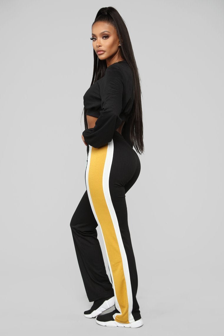 Take A Minute Colorblock Set - Black/Combo - jameswhite001