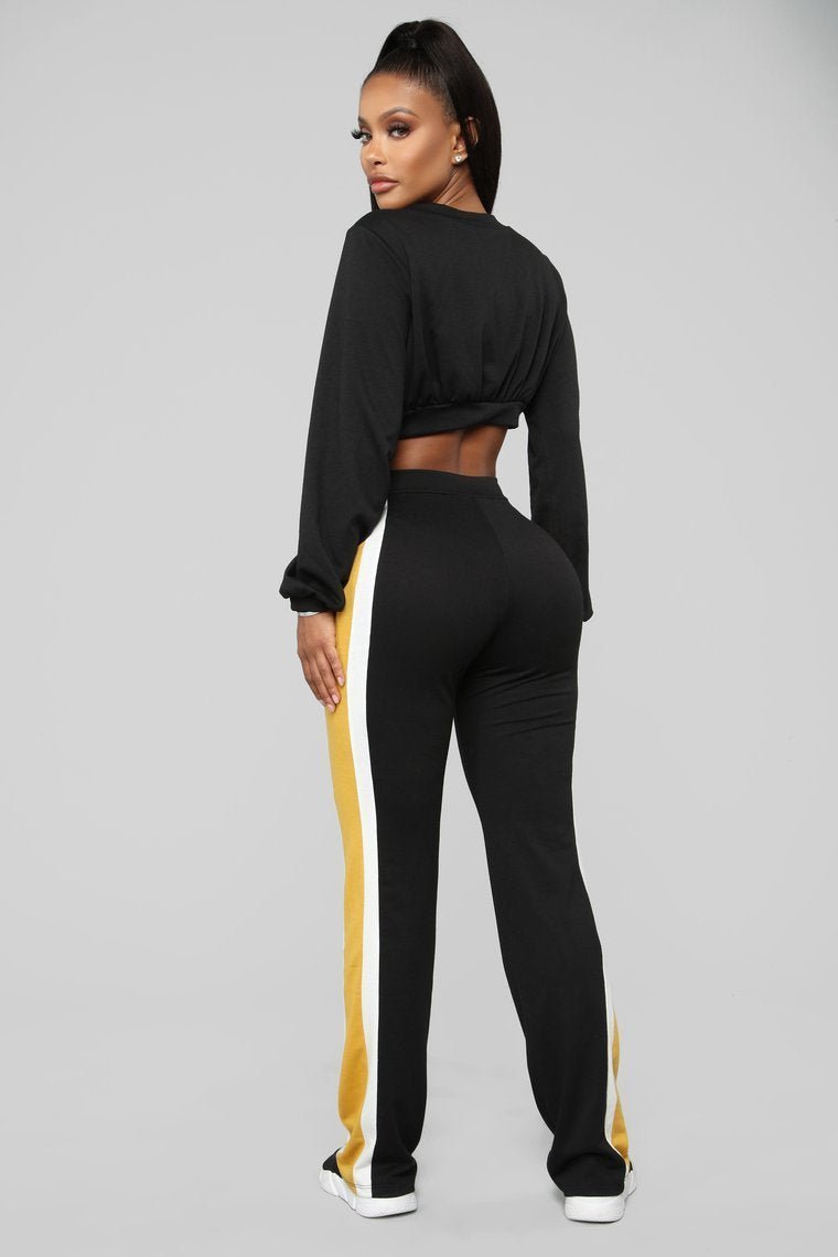Take A Minute Colorblock Set - Black/Combo - jameswhite001