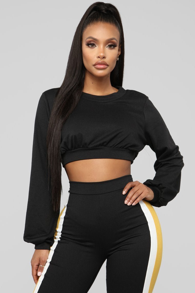 Take A Minute Colorblock Set - Black/Combo - jameswhite001