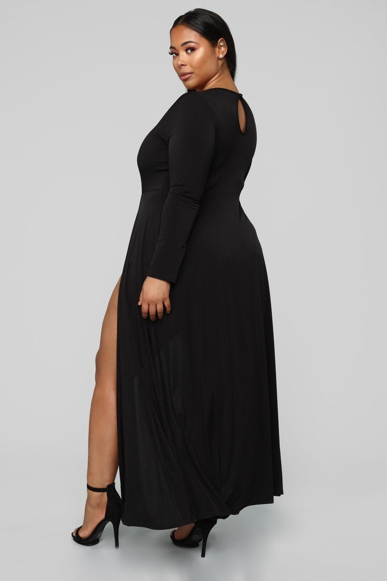 Take Me Away Maxi Romper - Black - jameswhite001