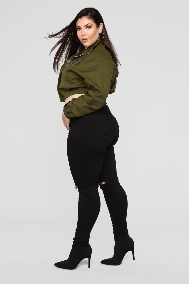 Taking The Lead Jacket - Olive - jameswhite001