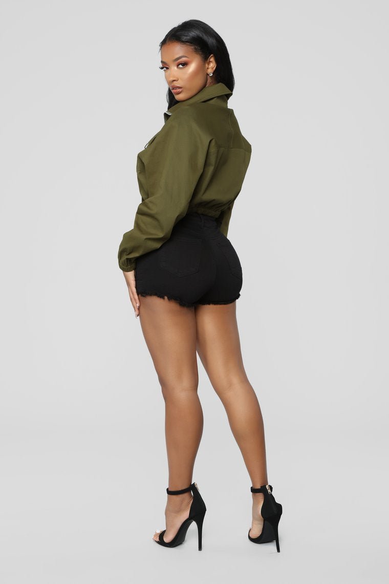 Taking The Lead Jacket - Olive - jameswhite001