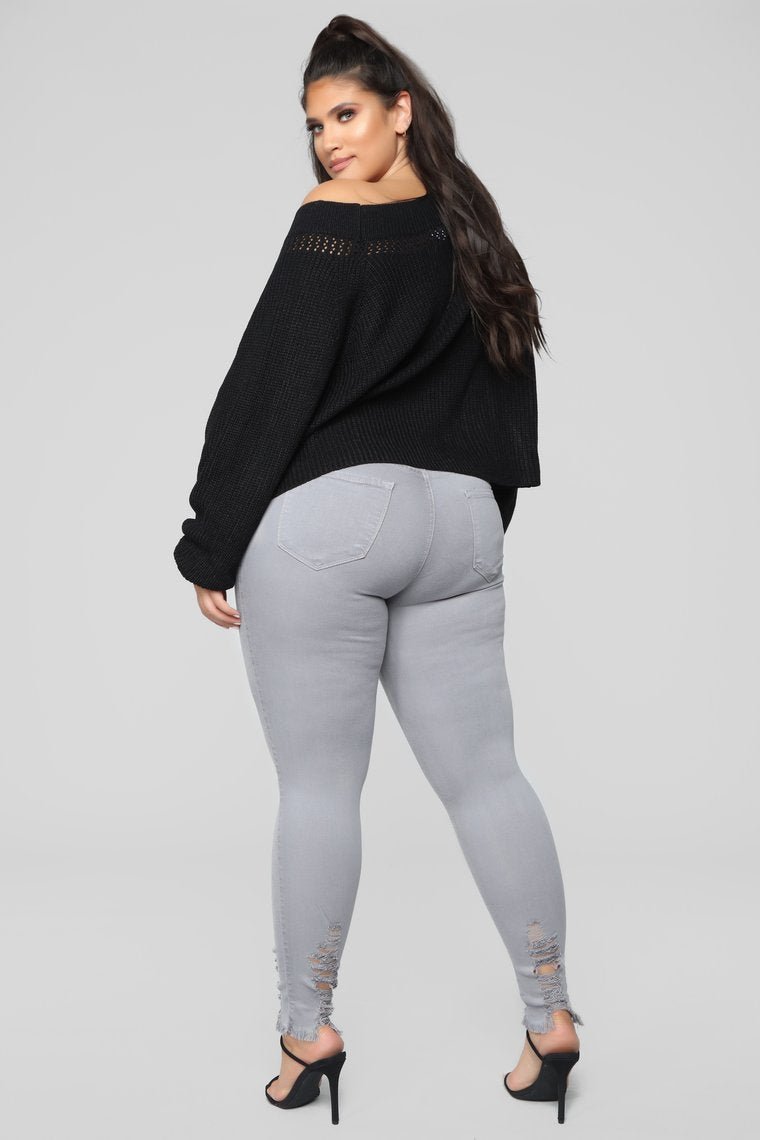 Tell Your Boy Bye Jeans - Grey - jameswhite001