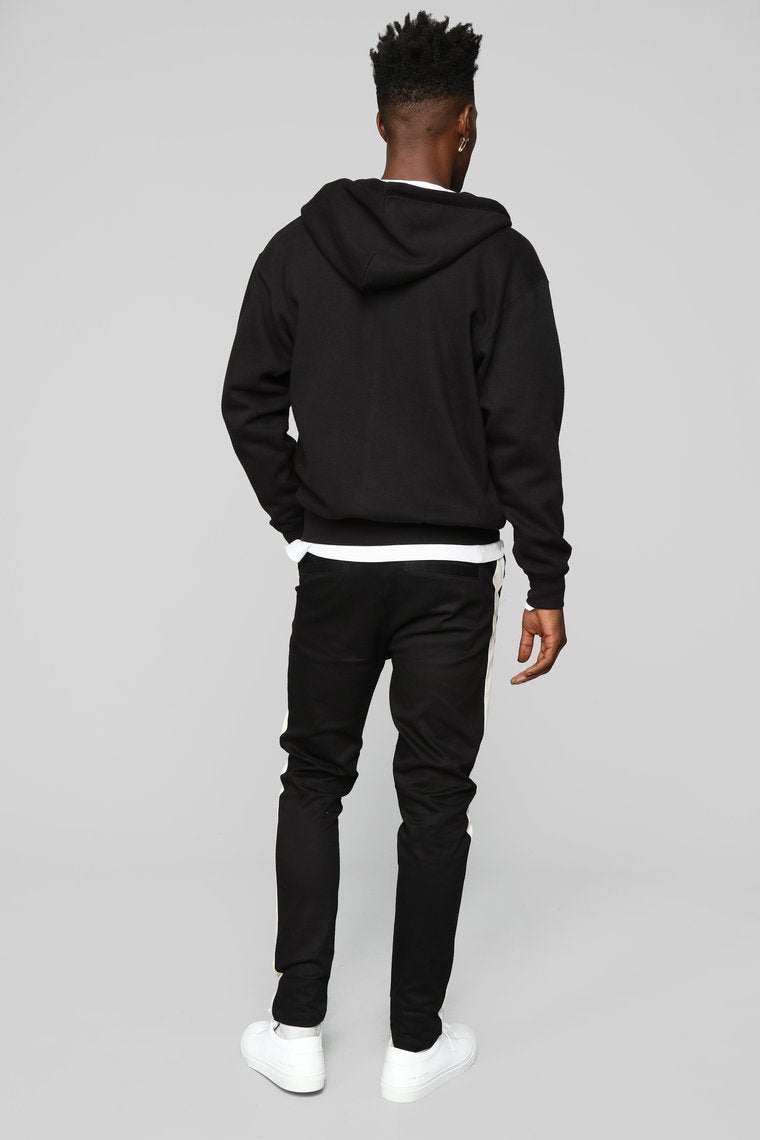 Territory Zip Hoodie - Black - jameswhite001