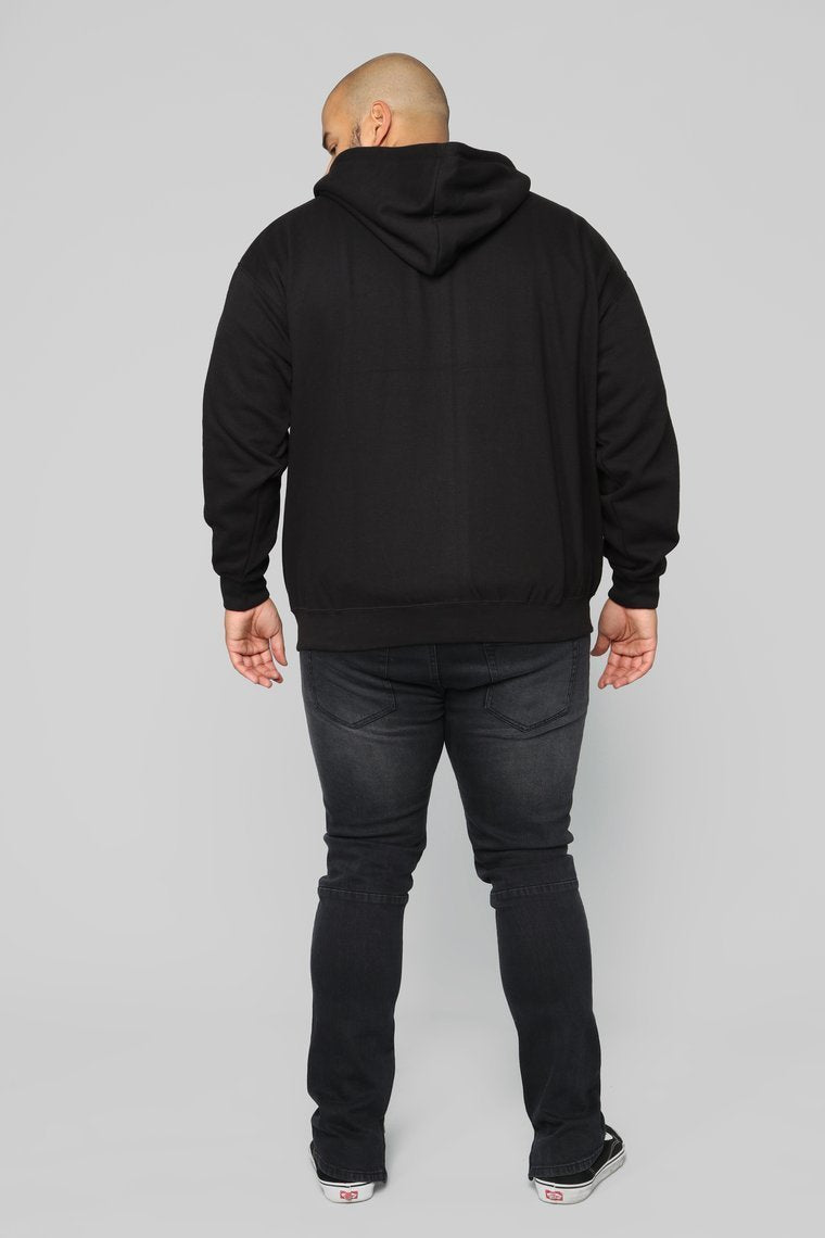 Territory Zip Hoodie - Black - jameswhite001