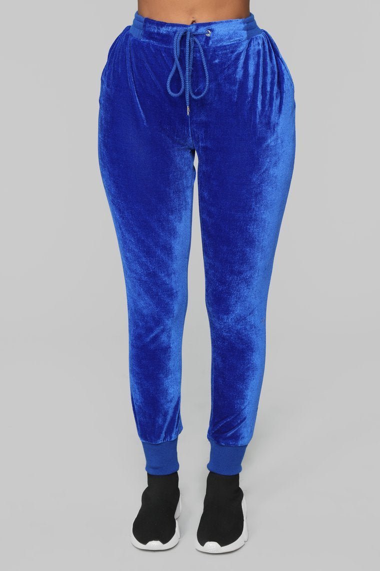 The OG Velvet Lounge Set - Royal Blue - jameswhite001