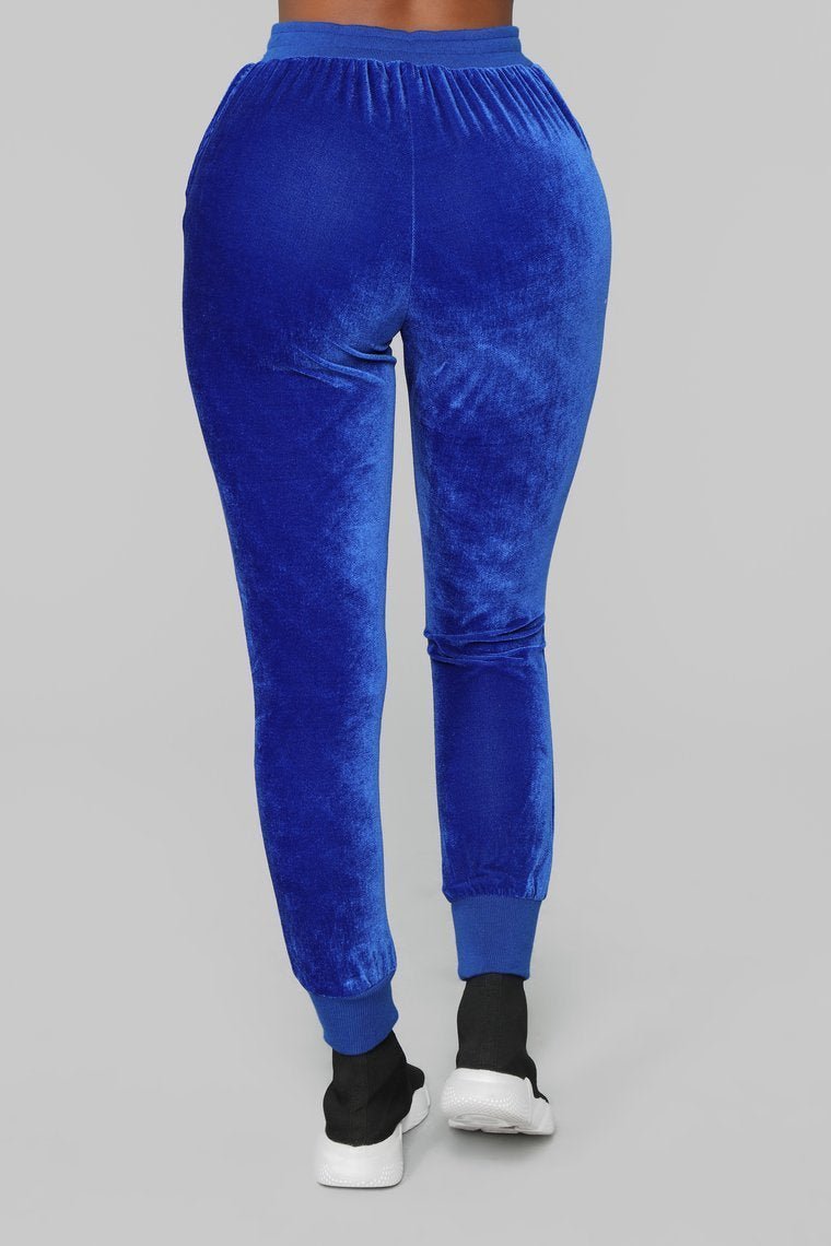 The OG Velvet Lounge Set - Royal Blue - jameswhite001