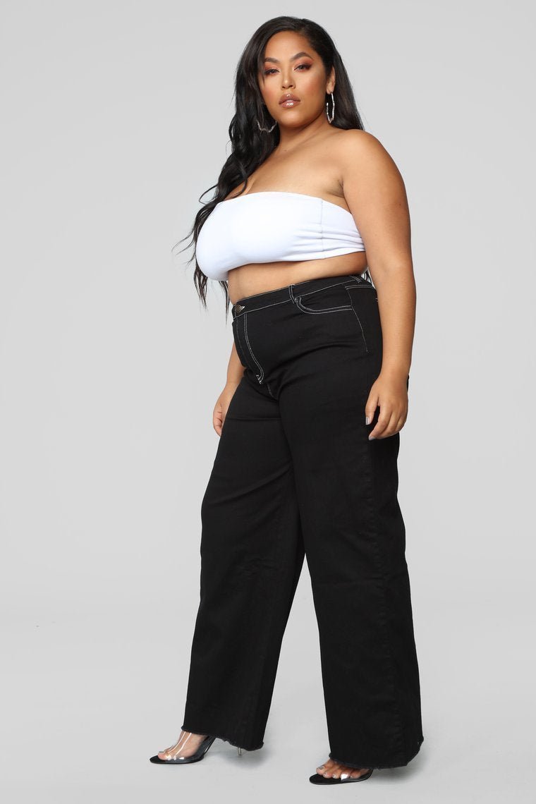 The Possibilities Straight Leg Jeans - Black - jameswhite001
