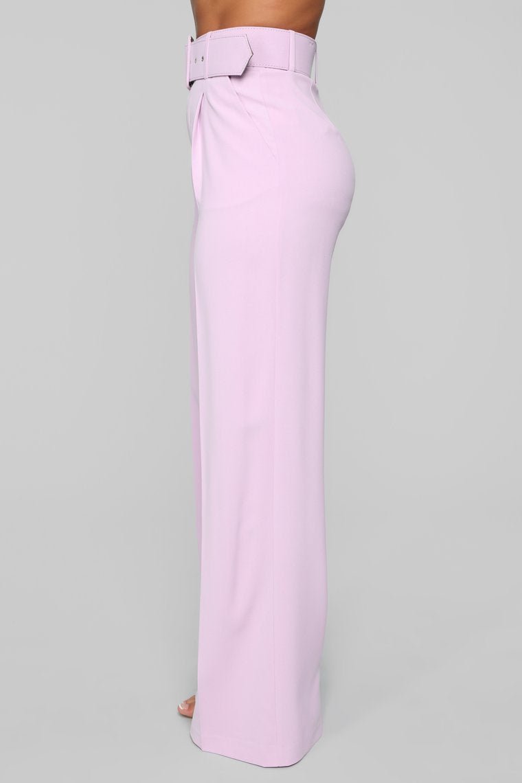 There's A Twist To It Pant Set - Lavender - jameswhite001