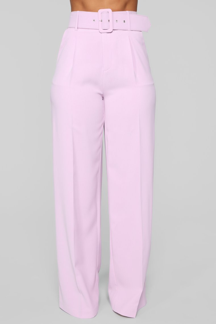 There's A Twist To It Pant Set - Lavender - jameswhite001