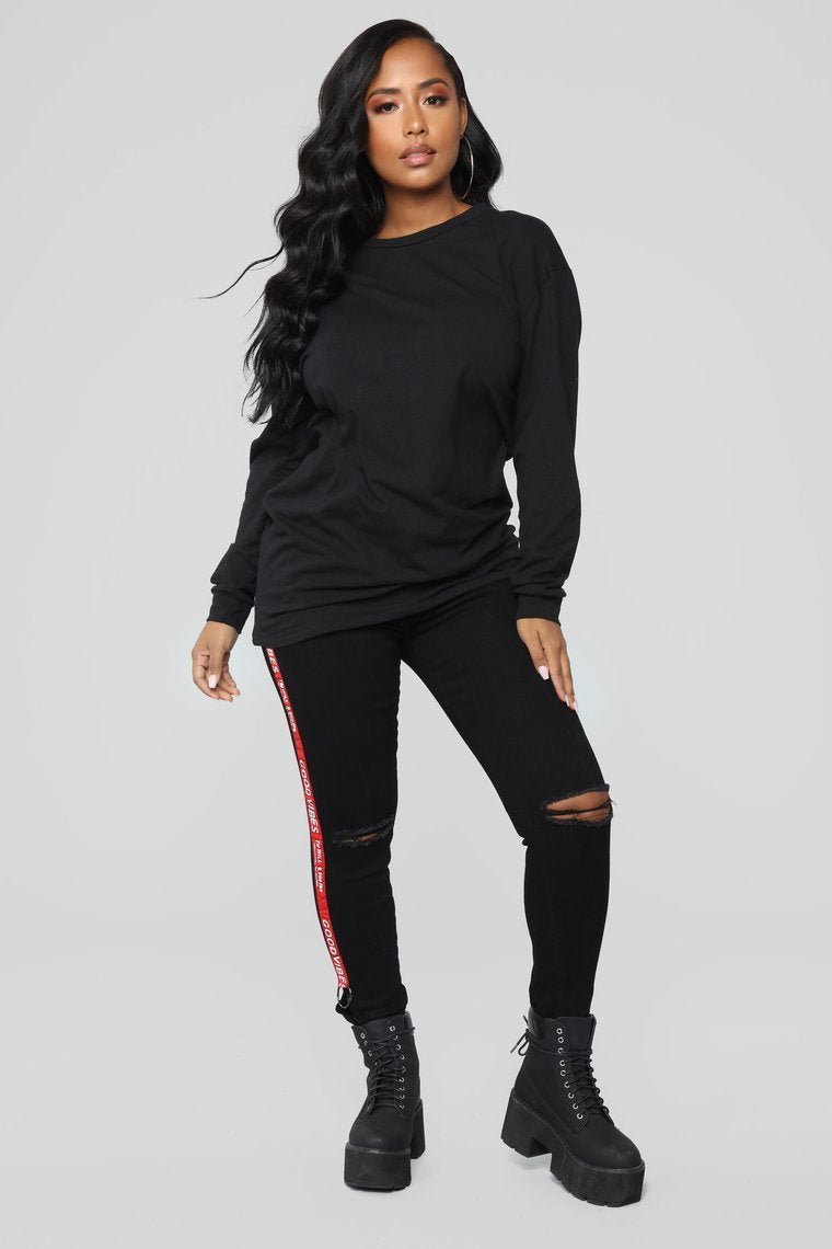 Tokyo Girl Top - Black - jameswhite001