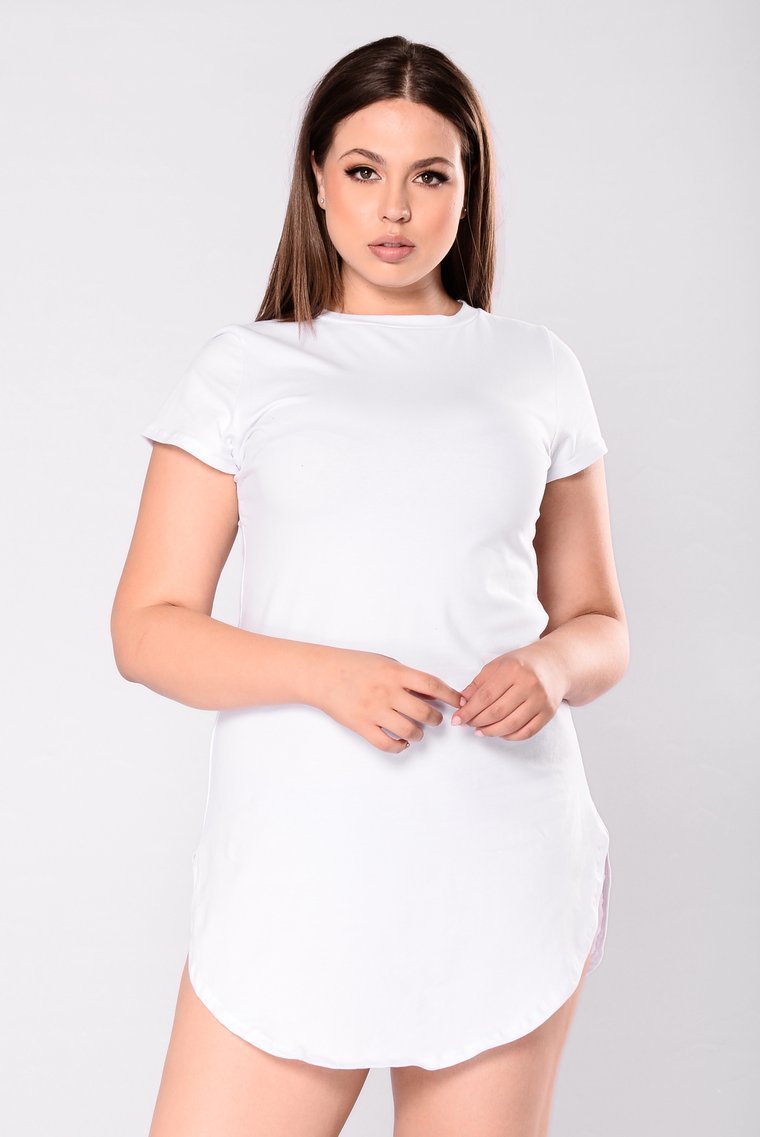 Tori Tunic - White - jameswhite001