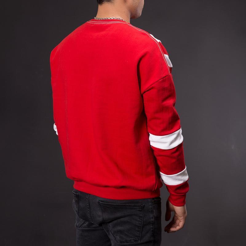 TRIANGLE STRIPEDS FLOWING SWEATER 3614 - jameswhite001