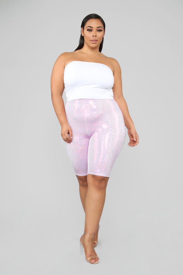 True Colors Biker Shorts - Pink - jameswhite001