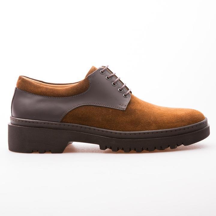 VINCENT - TOBACCO & BROWN - CALF SUEDE & VINTAGE LEATHER - jameswhite001