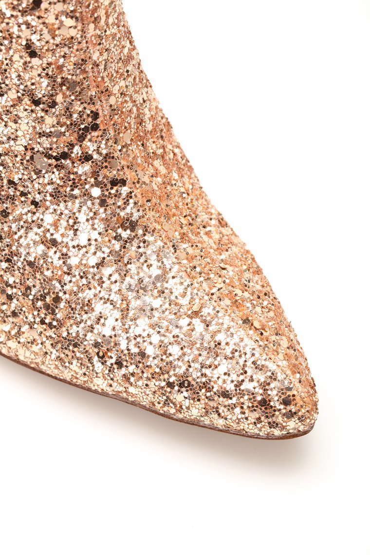 Watch Me Shine Bootie - Rosegold - jameswhite001