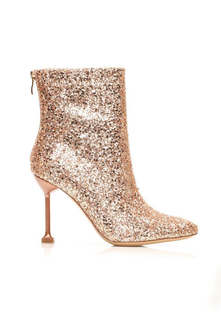 Watch Me Shine Bootie - Rosegold - jameswhite001