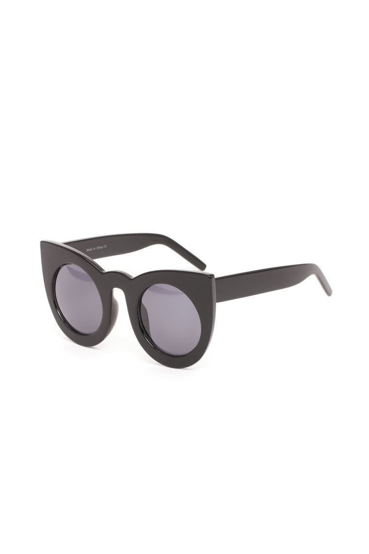 Why So Catty Sunglasses - Black - jameswhite001