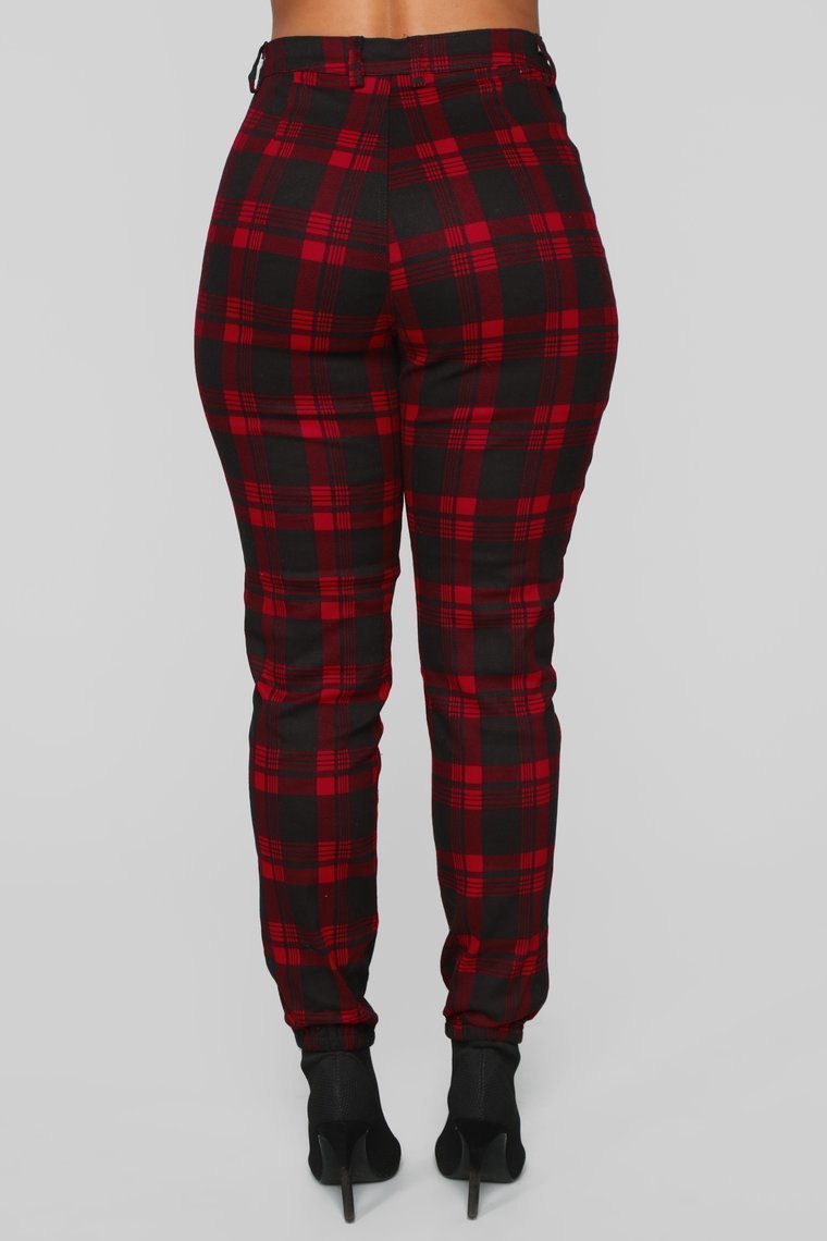 Wild One High Rise Jeans - Red - jameswhite001