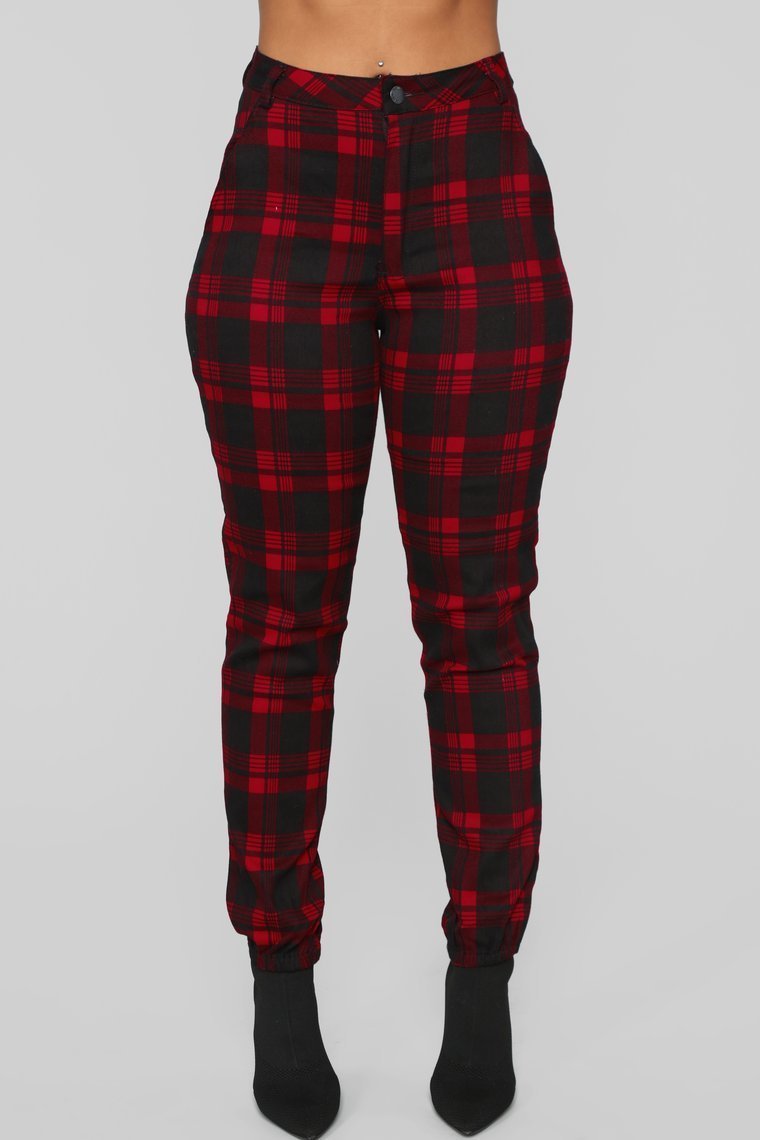 Wild One High Rise Jeans - Red - jameswhite001