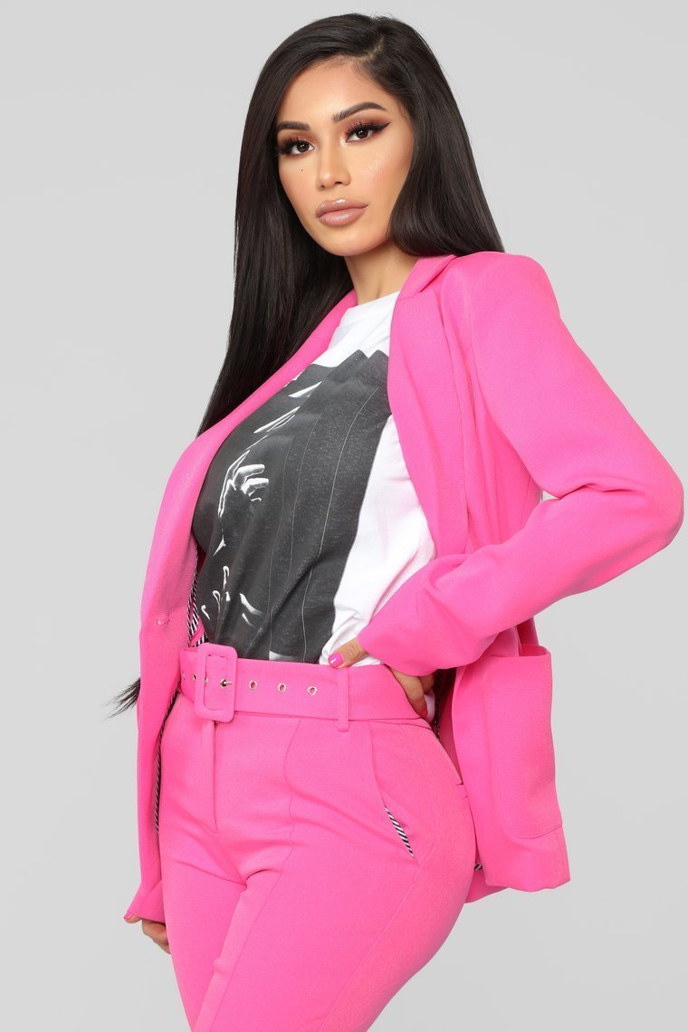 Work With It Suit Set - Pink - jameswhite001