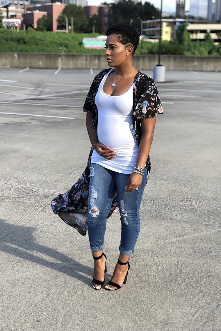 You Got This Maternity Skinny Jeans - Medium Blue Wash - jameswhite001