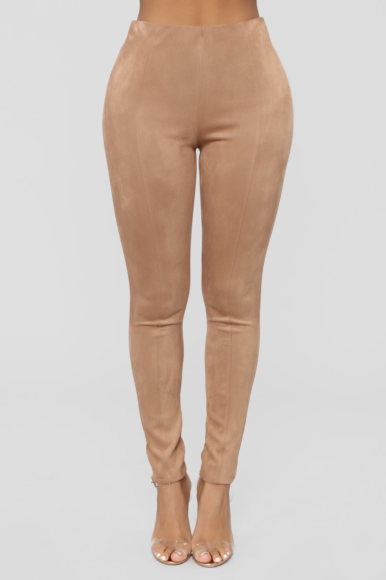 You Know Who I Am Suede Leggings - Mocha - jameswhite001