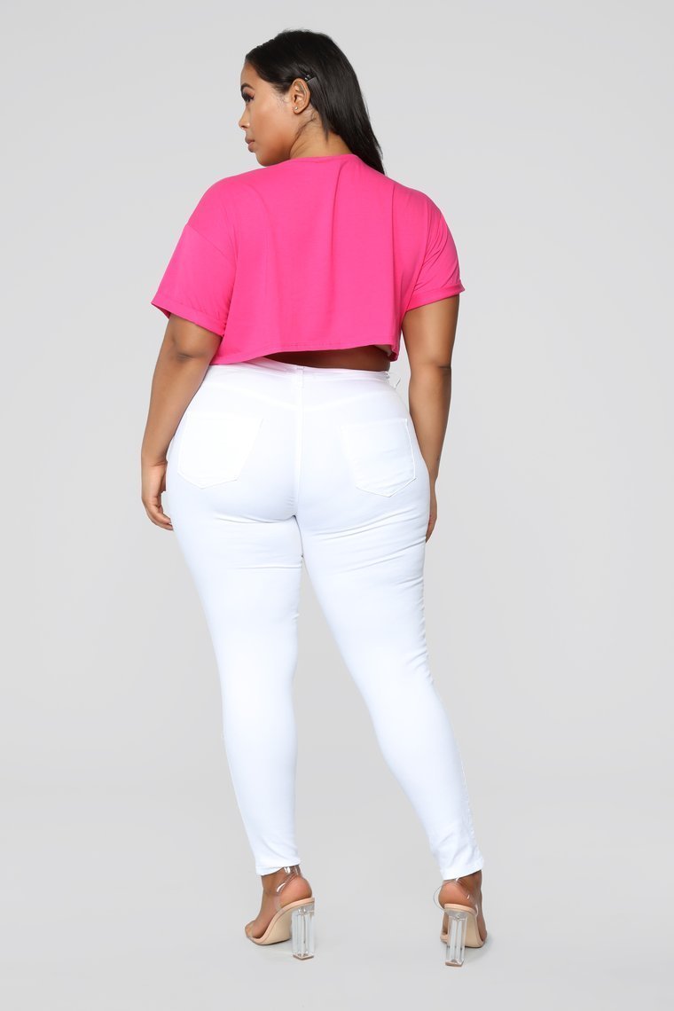 Your Competition Crop Top - Hot Pink - jameswhite001