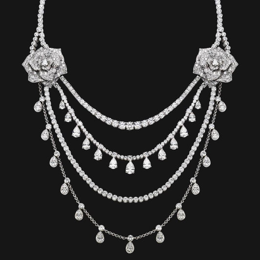 18k Fluid Lines Necklace - jameswhite001