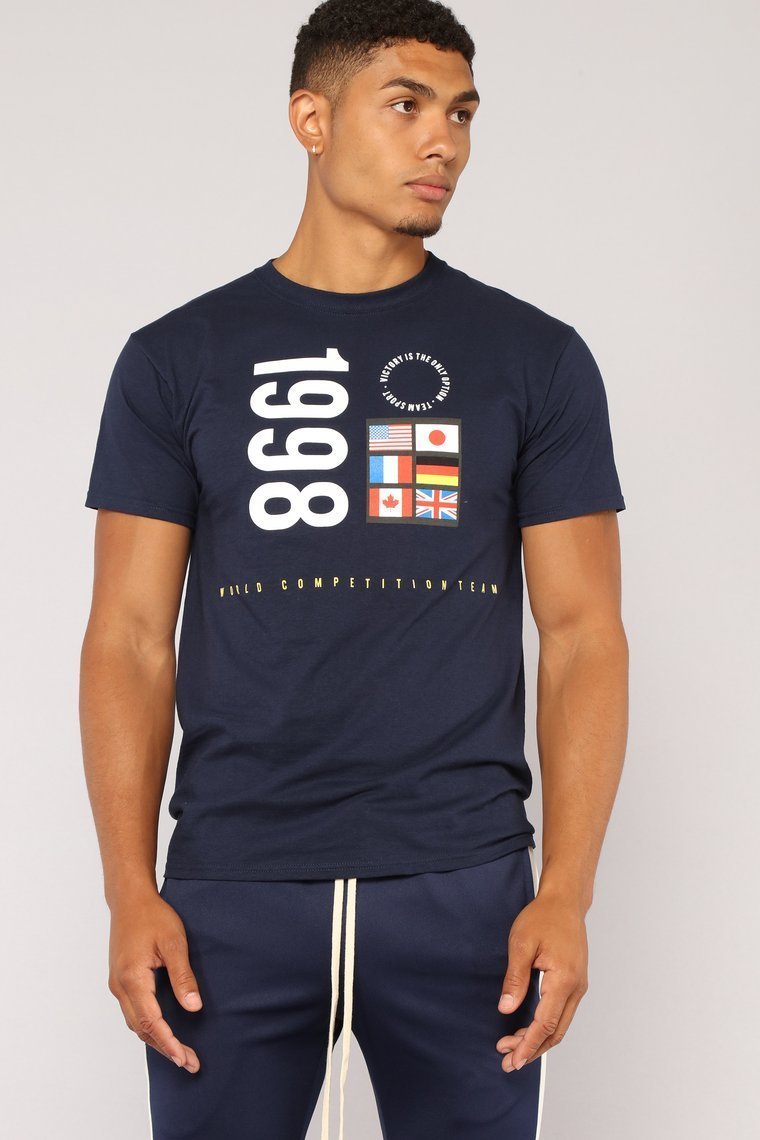 1998 Short Sleeve Tee - Navy - jameswhite001