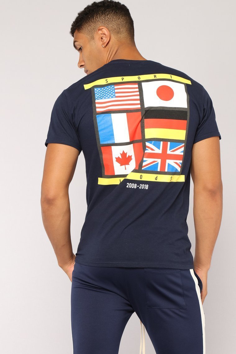 1998 Short Sleeve Tee - Navy - jameswhite001