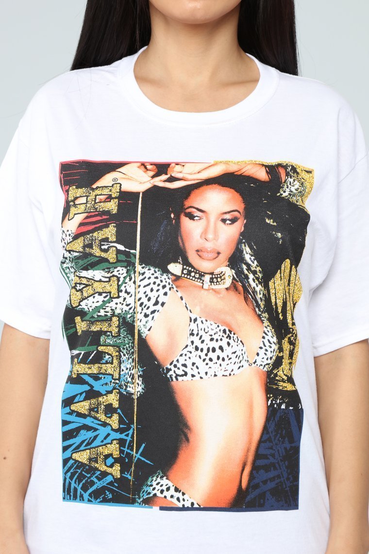 Aaliyah Tunic Tee - White - jameswhite001