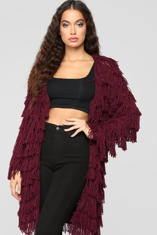 Abbot Kinney Cardigan II - Burgundy - jameswhite001