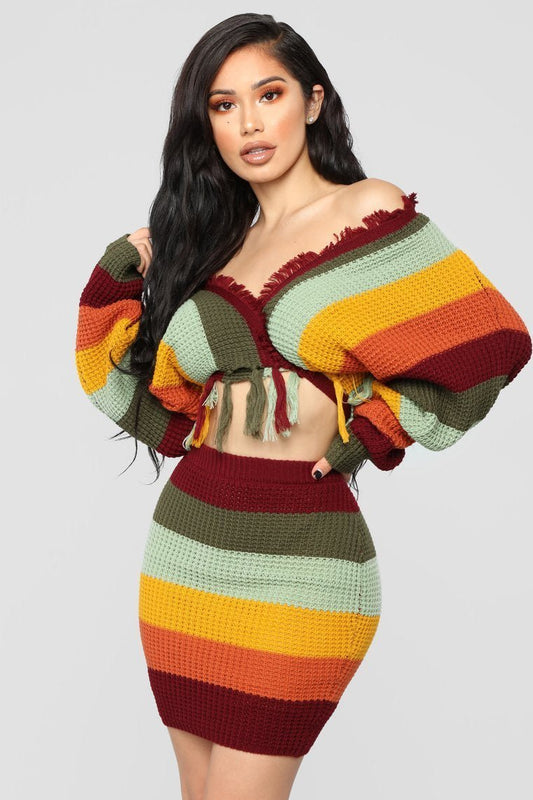Adilynn Stripe Set - Multi - jameswhite001