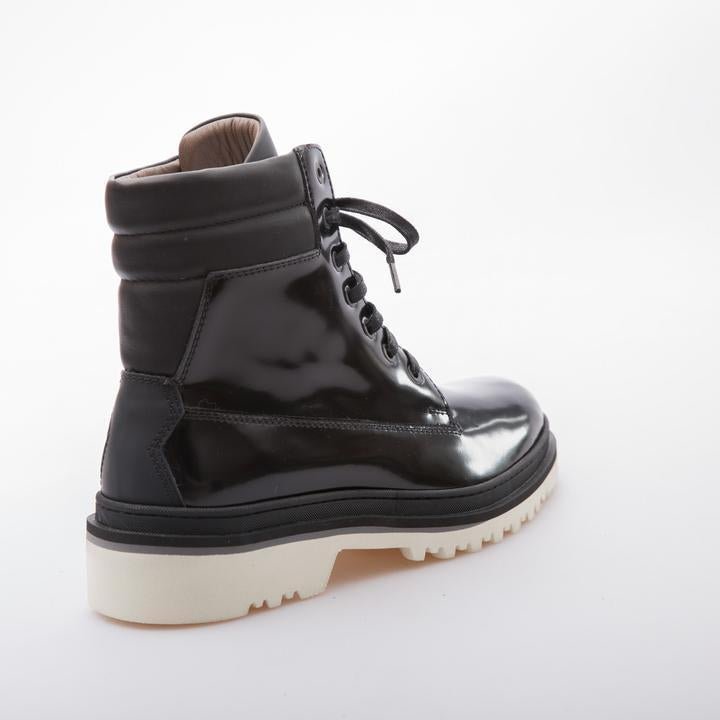 ALESSANDRO - BLACK - CALF LACK LEATHER - jameswhite001