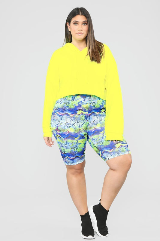 All Of The Lights Lounge Set - Lime/Blue - jameswhite001