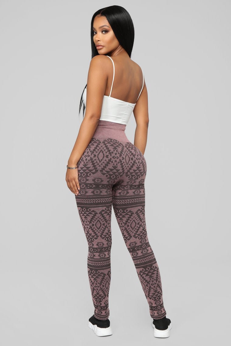 Already Printed Leggings - Pink - jameswhite001