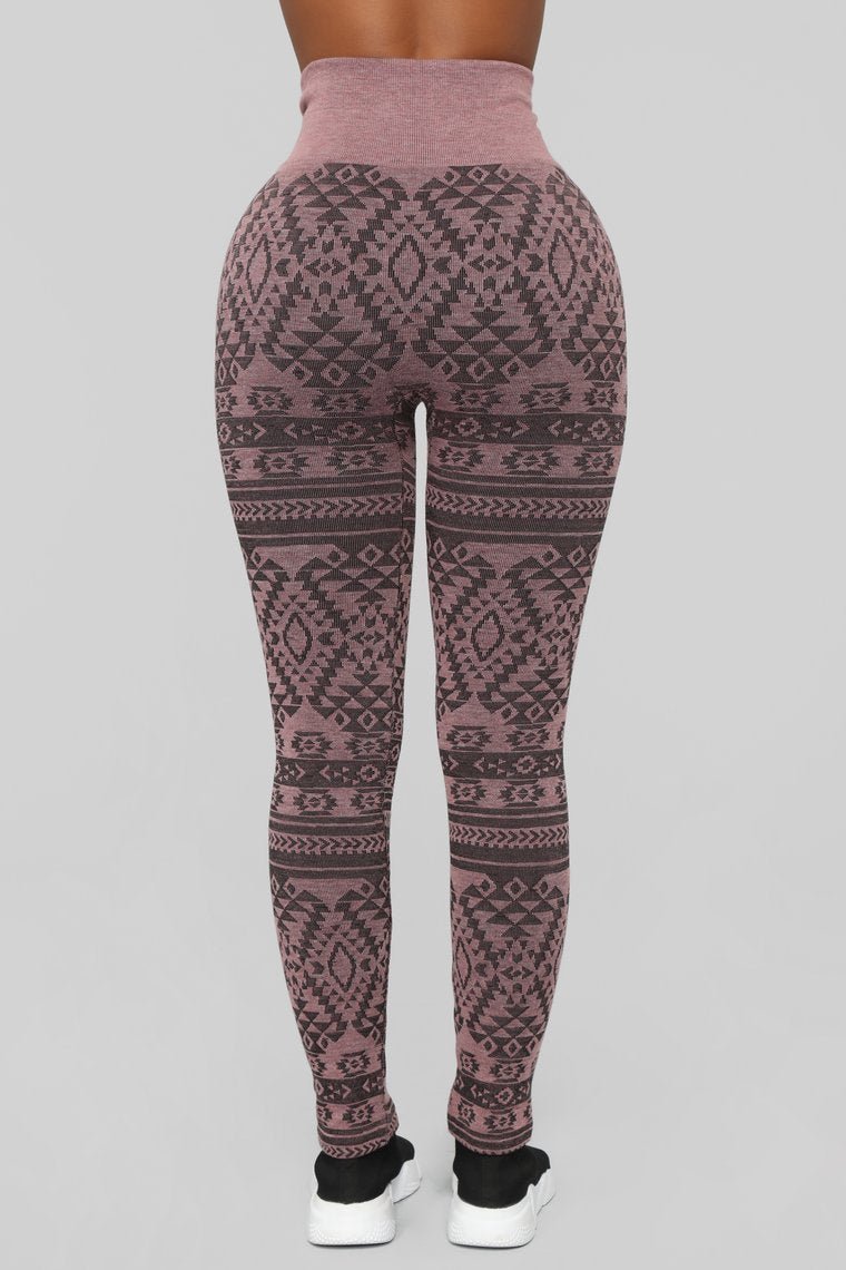 Already Printed Leggings - Pink - jameswhite001