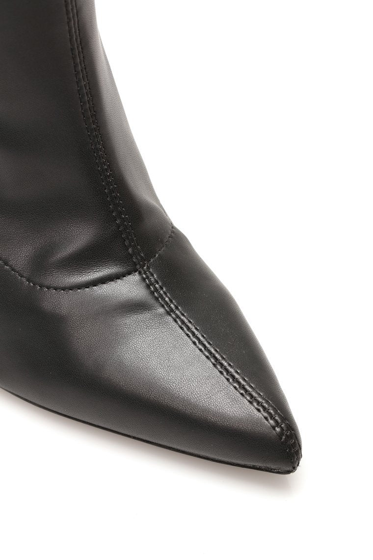 Anytime Girl Heeled Boot - Black - jameswhite001