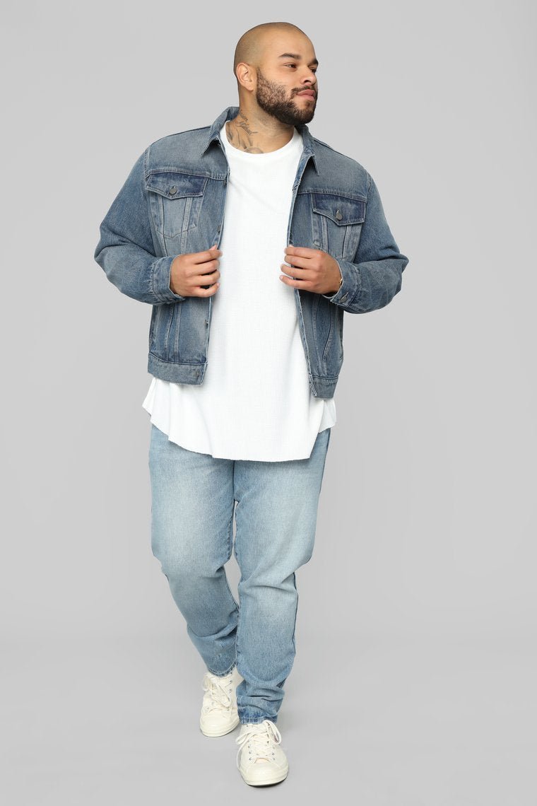 Atrox Denim Jacket - Dark Wash - jameswhite001