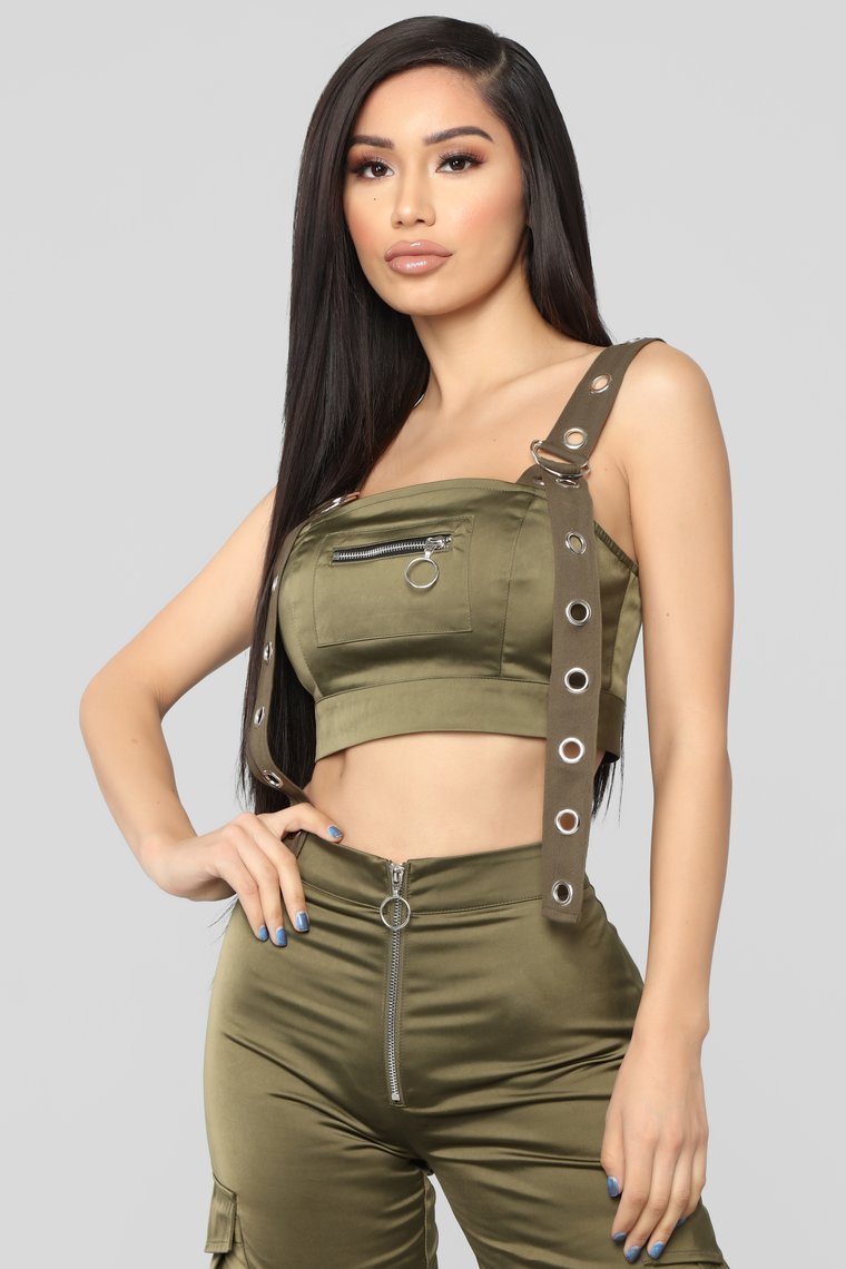 Bad Intentions Cargo Set - Olive - jameswhite001