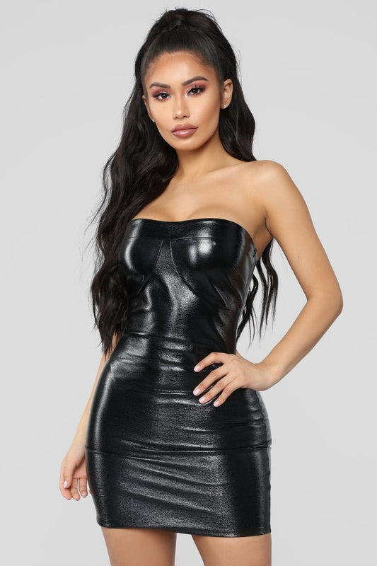 Baddies Only Mini Dress - Black - jameswhite001