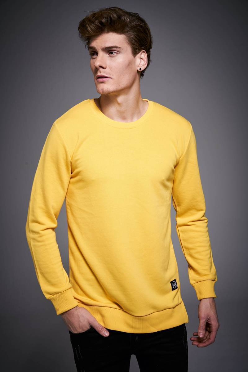 BASIC SLIM FIT SWEATSHIRT 3548 - jameswhite001